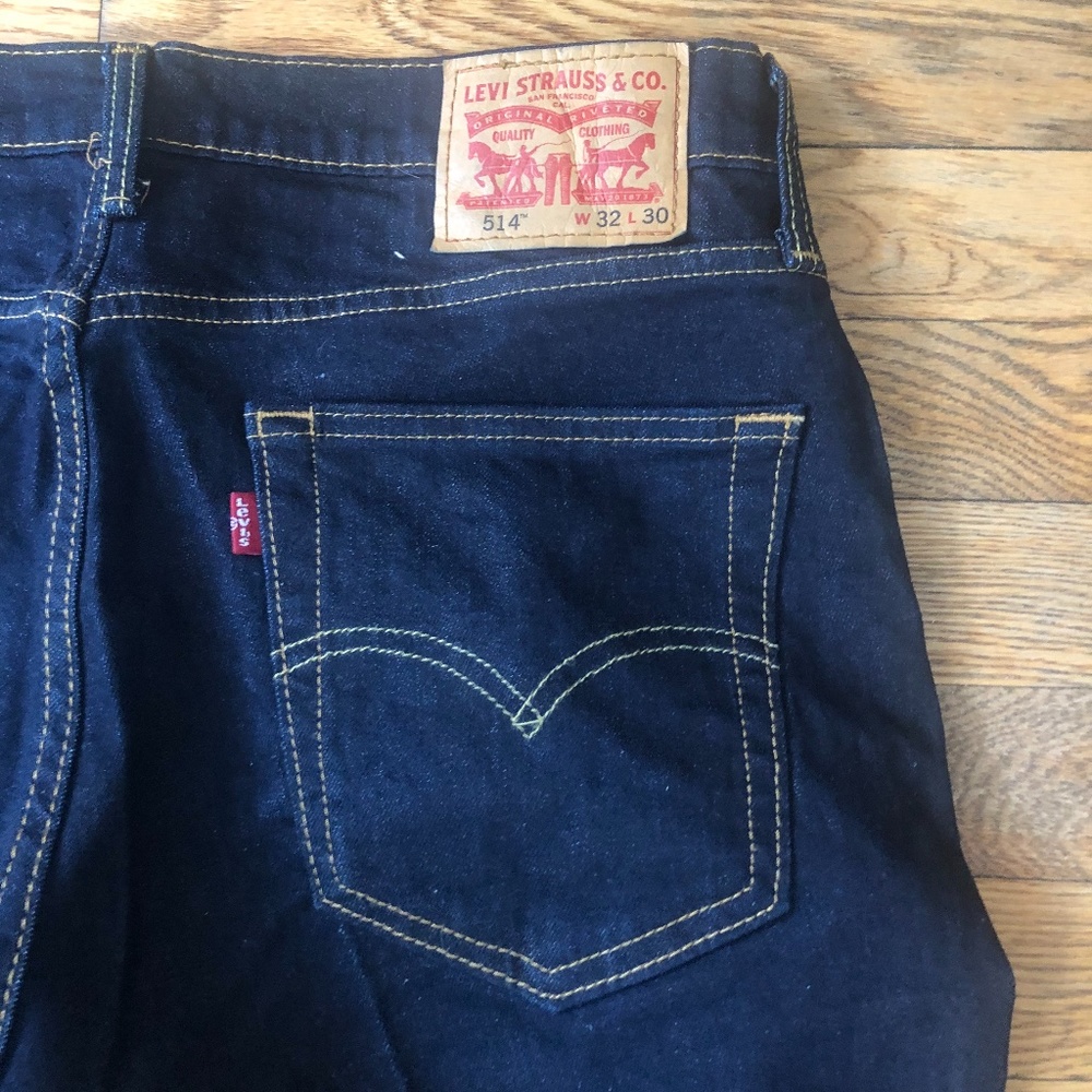 Levis 514 32x30 Waterless Denim Jeans Gem